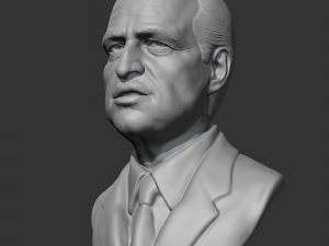 Marlon Brando 3D print model 3D Принт Модель