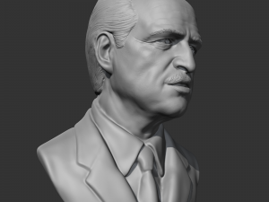 Marlon Brando 3D print model 3D Принт Модель