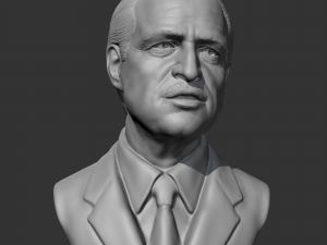 Marlon Brando 3D print model 3D Принт Модель