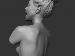 CH girl bust B 3D print model 3D Druckmodell