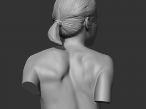 CH girl bust C 3D print model 3D Druckmodell