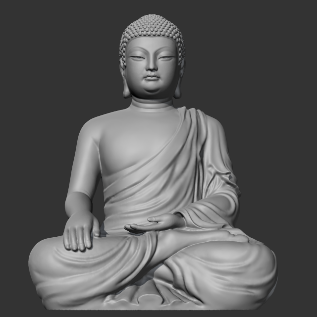 Buddha 3D print model 3D Baskı Modeli .c4d .max .obj .3ds .fbx .stl .blend 