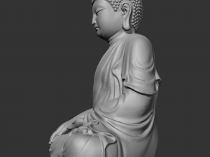 Buddha 3D print model 3D Baskı Modeli