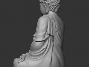 Buddha 3D print model 3D Baskı Modeli