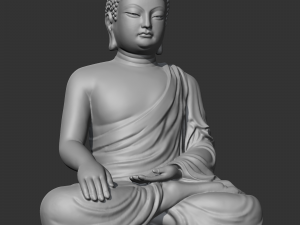 Buddha 3D print model 3D Baskı Modeli