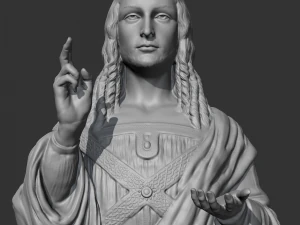 Modello di stampa 3D del Salvator Mundi Modello di stampa 3D