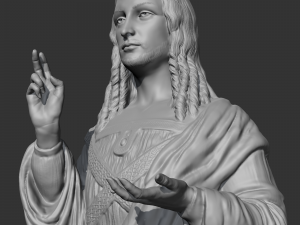 Salvator Mundi 3D print model Modello di stampa 3D