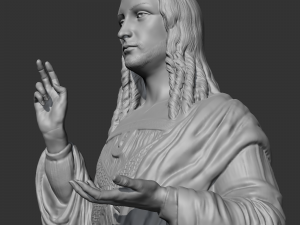 Salvator Mundi 3D print model Modello di stampa 3D