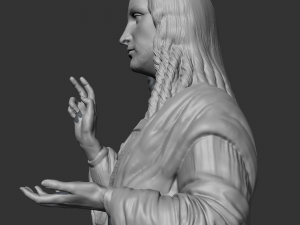 Salvator Mundi 3D print model Modello di stampa 3D