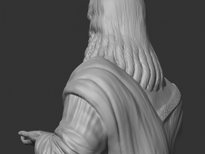 Salvator Mundi 3D print model Modello di stampa 3D