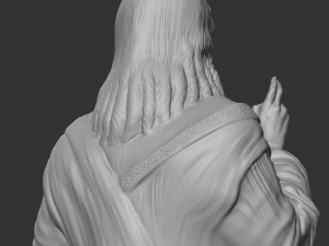 Salvator Mundi 3D print model Modello di stampa 3D
