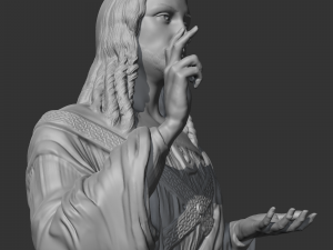 Salvator Mundi 3D print model Modello di stampa 3D
