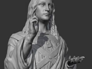 Salvator Mundi 3D print model Modello di stampa 3D