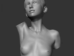CH girl bust G 3D print model 3D Print Model