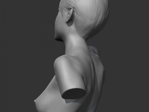 CH girl bust G 3D print model 3D Print Model