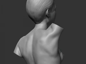 CH girl bust G 3D print model 3D Print Model