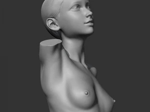 CH girl bust G 3D print model 3D Print Model
