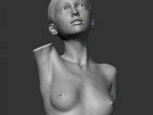 CH girl bust G 3D print model 3D Print Model