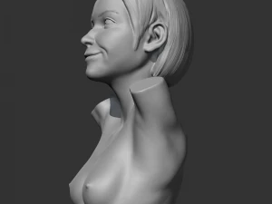 CH girl bust K 3D print model 3D Print Model