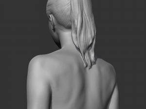 CH girl bust M 3D print model 3D Baskı Modeli