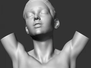 CH kız büstü N 3D baskı modeli 3D Baskı Modeli