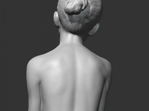 CH girl bust P 3D print model 3D Print Model