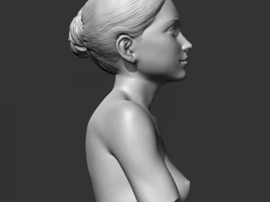 CH girl bust P 3D print model 3D Print Model