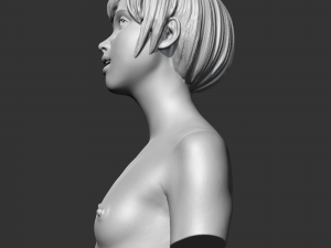 CH girl bust R 3D print model Modelo de impresión 3D