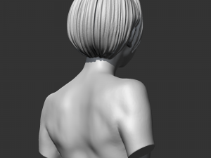 CH girl bust R 3D print model Modelo de impresión 3D