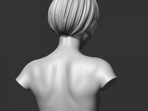 CH girl bust S 3D print model Modèles 3D en vedette