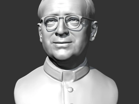 ホセマリア・エスクリヴァ 3D プリントモデル 3Dプリントモデル