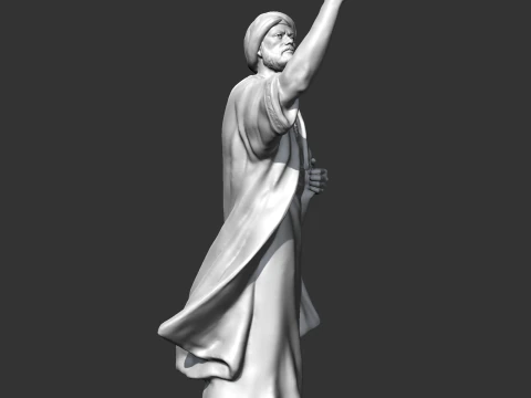 Al Mutanabi Statue 3D print model 3D Print Model