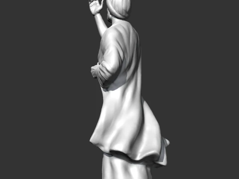 Al Mutanabi Statue 3D print model 3D Print Model