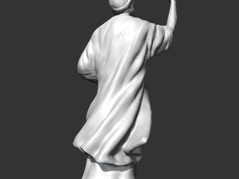 Al Mutanabi Statue 3D print model 3D Print Model