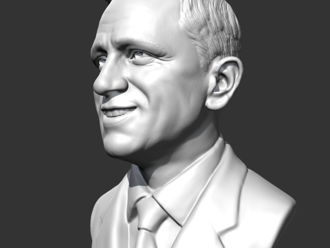 Daniel Craig 3D print model 3D Print Model