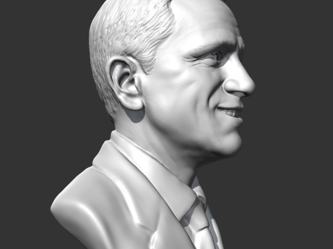 Daniel Craig 3D print model 3D Print Model