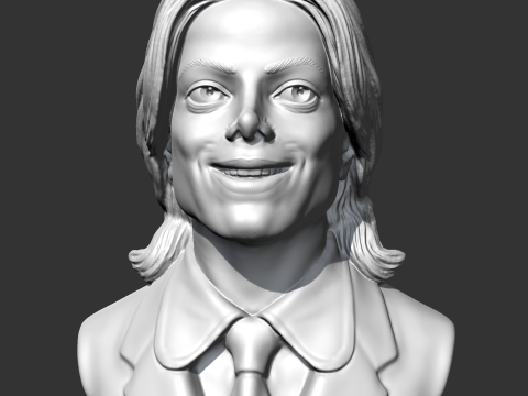 Michael Jackson 3D print model 3D 打印模型