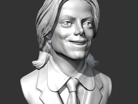 Michael Jackson 3D print model 3D Print Model