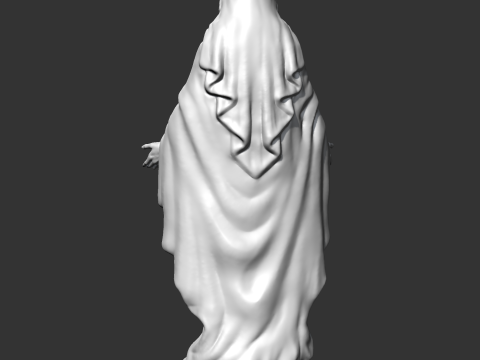 Virgin Mary Statue V3 3D print model 3D Принт Модель