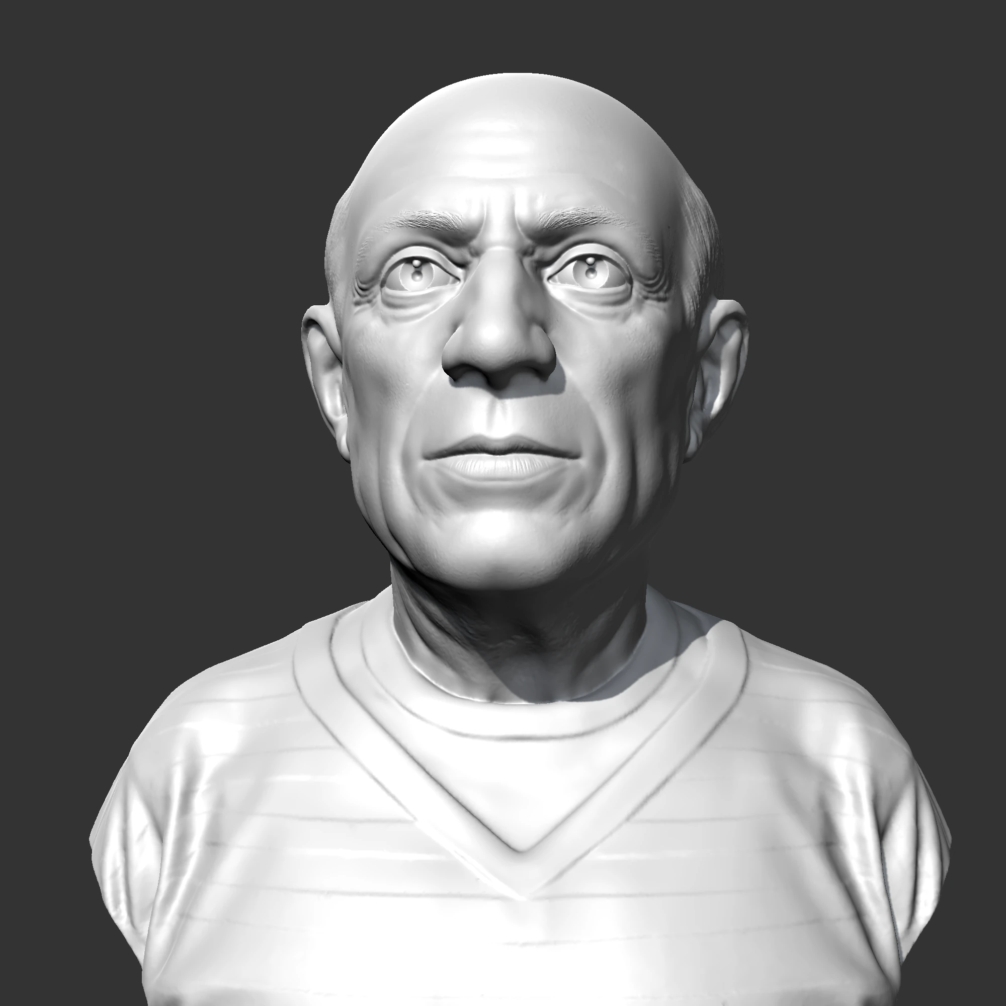 Pablo Picasso 3D print model 3D Print Model .c4d .max .obj .3ds .fbx .stl .blend 