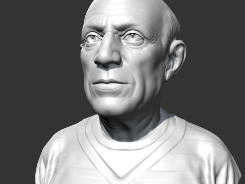 Pablo Picasso 3D print model 3D 打印模型