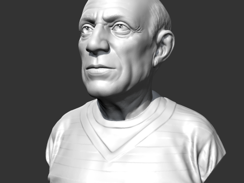 Pablo Picasso 3D print model 3D 打印模型