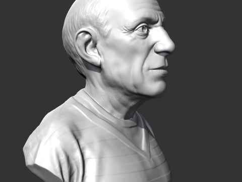 Pablo Picasso 3D print model 3D 打印模型