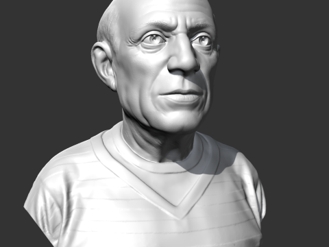 Pablo Picasso 3D print model 3D 打印模型