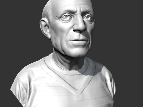 Pablo Picasso 3D print model 3D Print Model
