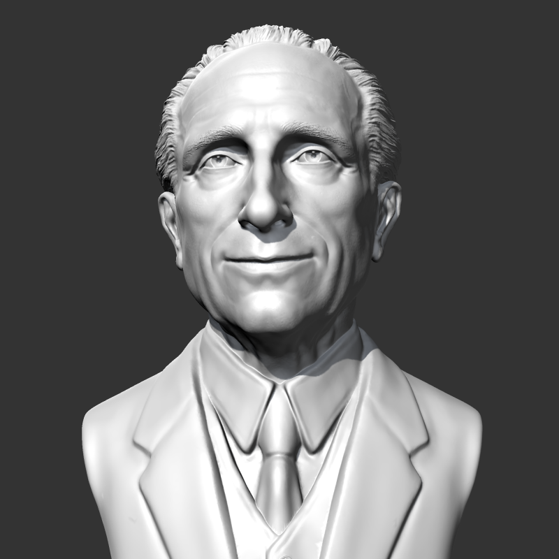 Marcel Duchamp 3D print model Modèles 3D en vedette .c4d .max .obj .3ds .fbx .stl .blend