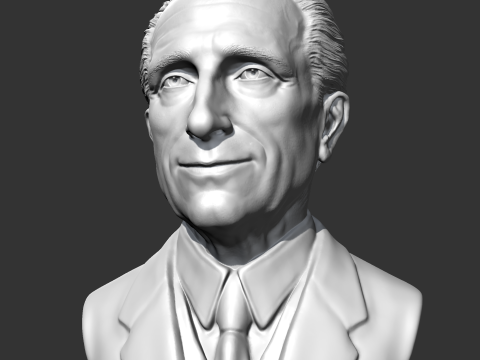 Marcel Duchamp 3D print model Modèles 3D en vedette