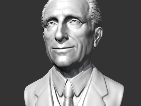 Marcel Duchamp 3D print model 3D Print Model