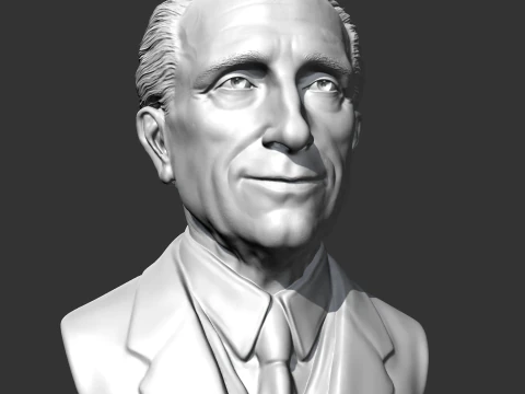 Marcel Duchamp 3D print model 3D Print Model