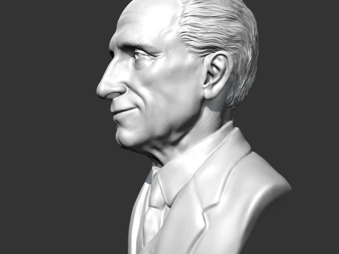 Marcel Duchamp 3D print model 3D Print Model